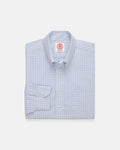 Made-in-Canada Navy & Light Blue Tattersall Button Down Shirt - Classic Fit