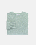 Made-in-Scotland Pale Blue Shaggy Dog Sweater  - Trim Fit