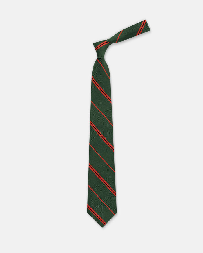 Made-in-UK 11th London Regiment Silk Repp Tie