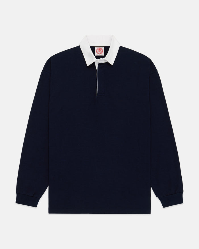 Made-in-USA Navy Cotton Rugby