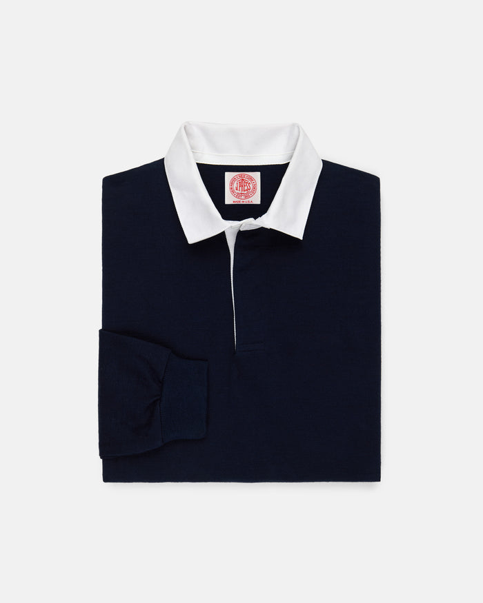Made-in-USA Navy Cotton Rugby