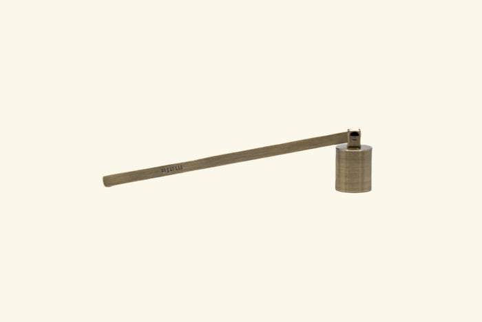 Mala Snuffer + Wick Trimmer Set | Brushed Gold