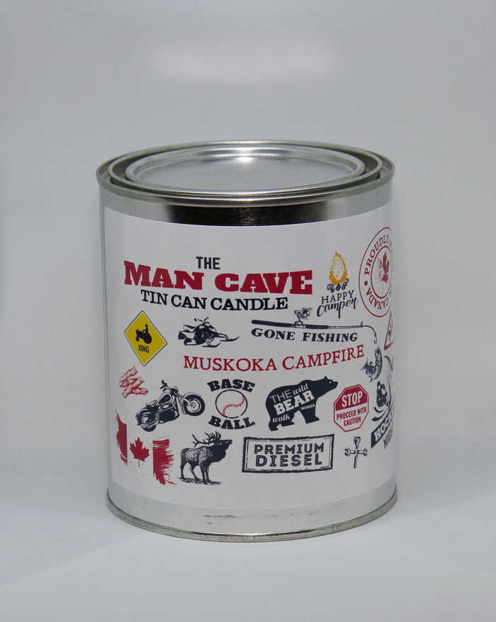 Serendipity Soy Candle Company Man Cave Tin Can Candle