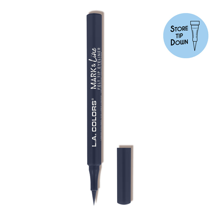 Mark & line felt tip eyeliner navy shade variant product shot