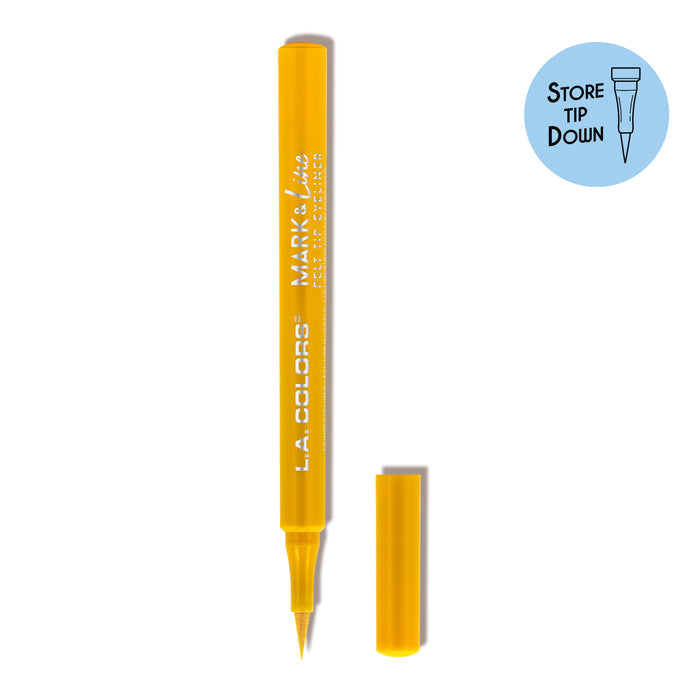 Mark & line felt tip eyeliner buttercup shade variant product shot