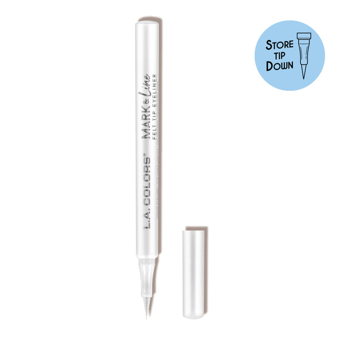 Mark & line felt tip eyeliner snow white shade variant product shot