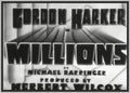 MILLIONS - 1937 - GORDON HARKER - RARE DVD