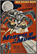 MISSILE TO THE MOON - COLORIZED - 1958 - RICHARD TRAVIS - RARE DVD
