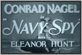 NAVY SPY - 1937 - CONRAD NAGEL - RARE DVD