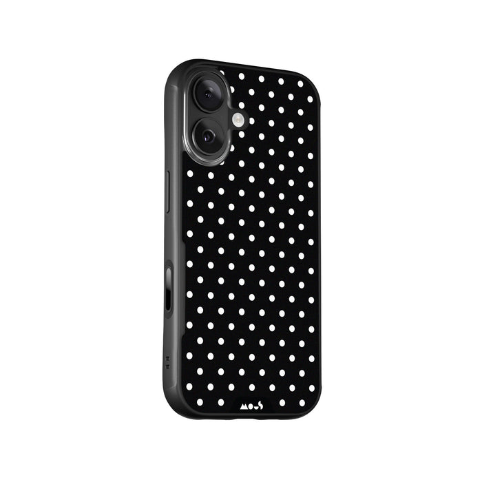 Noir Protective Phone Case - Polka Dots MagSafe
