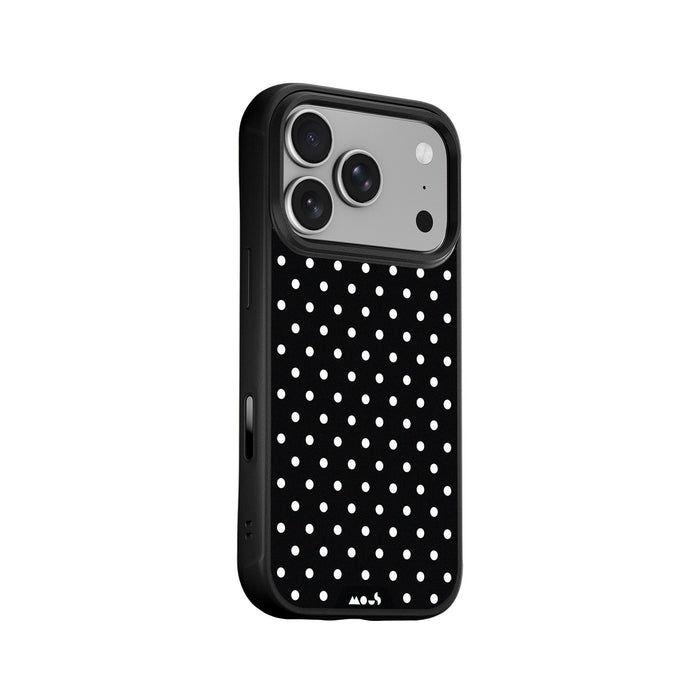 Noir Protective Phone Case - Polka Dots