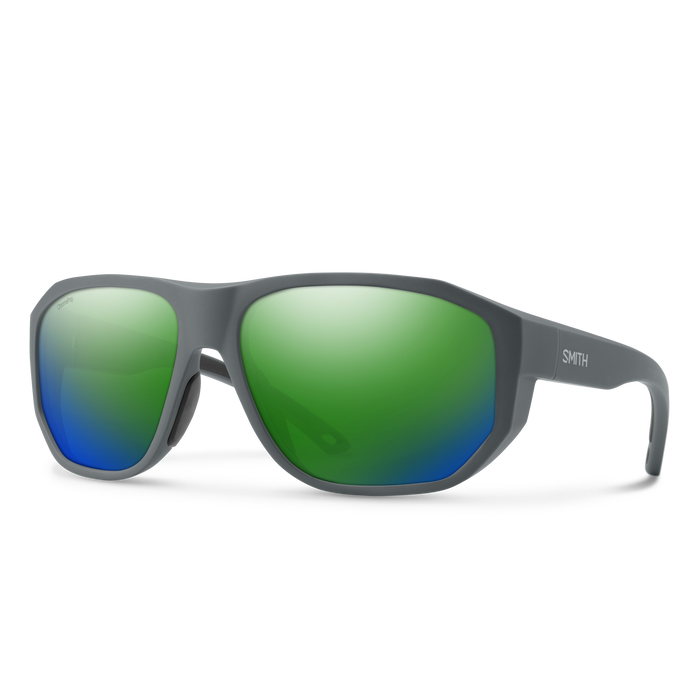 Sunglasses / Matte Slate | ChromaPop Polarized Green Mirror