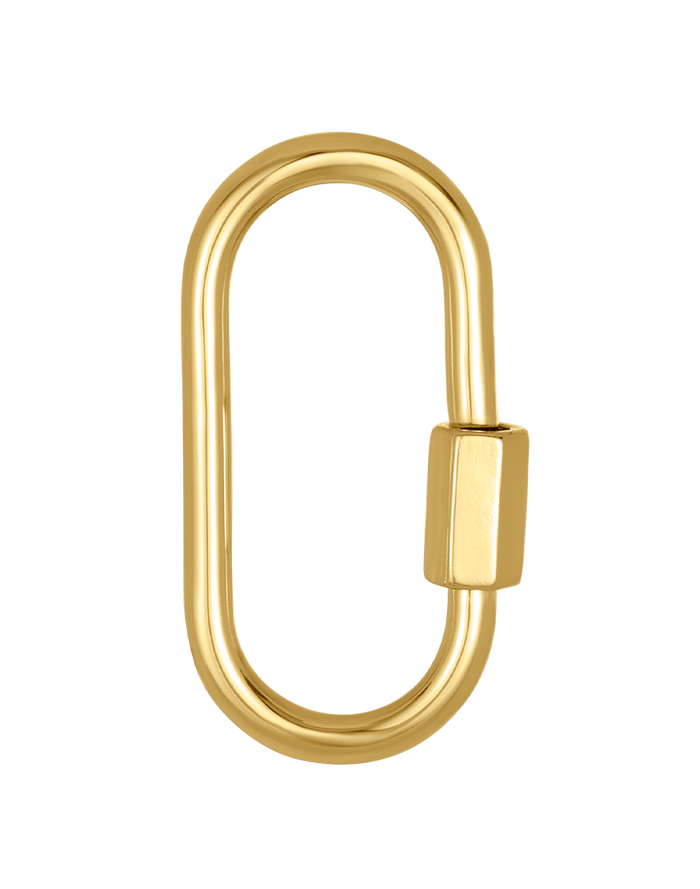 Oval Charm Lock