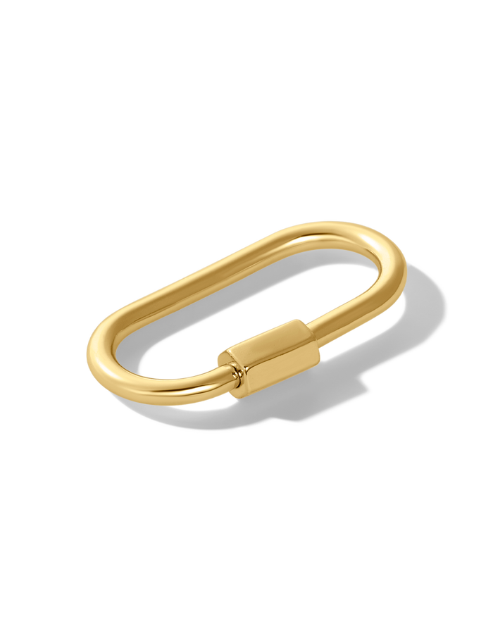 Oval Charm Lock