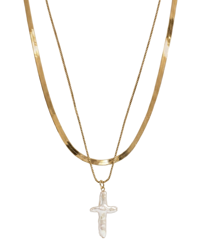 james-michelle-pearl-cross-layered-necklace-gold-pearl-transparent
