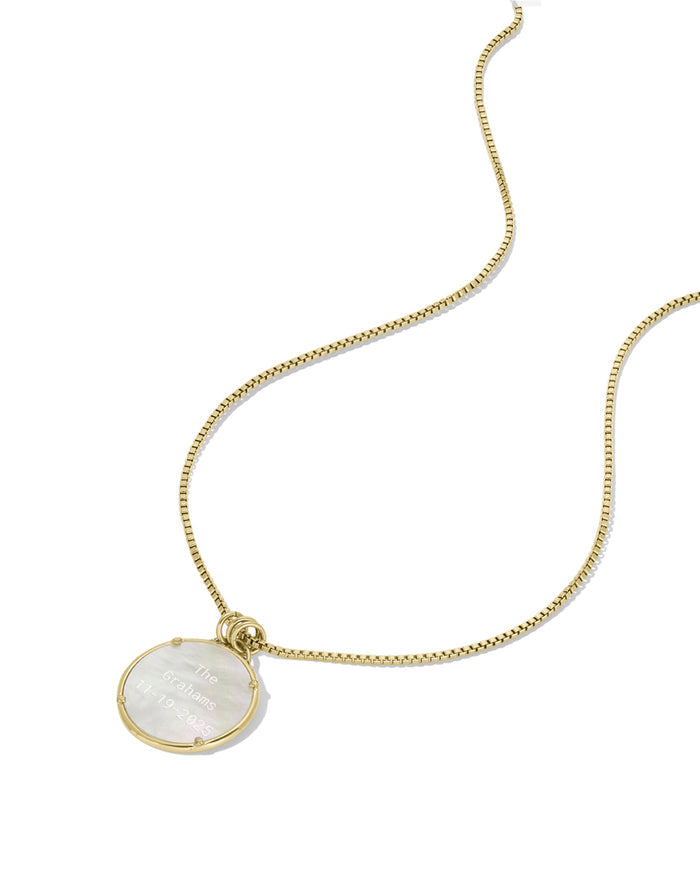 Pearl Disc Necklace