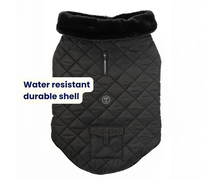PolarPup™ Parka Dog Coat - Midnight Black