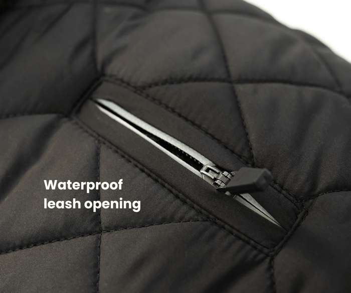 PolarPup™ Parka Dog Coat - Midnight Black