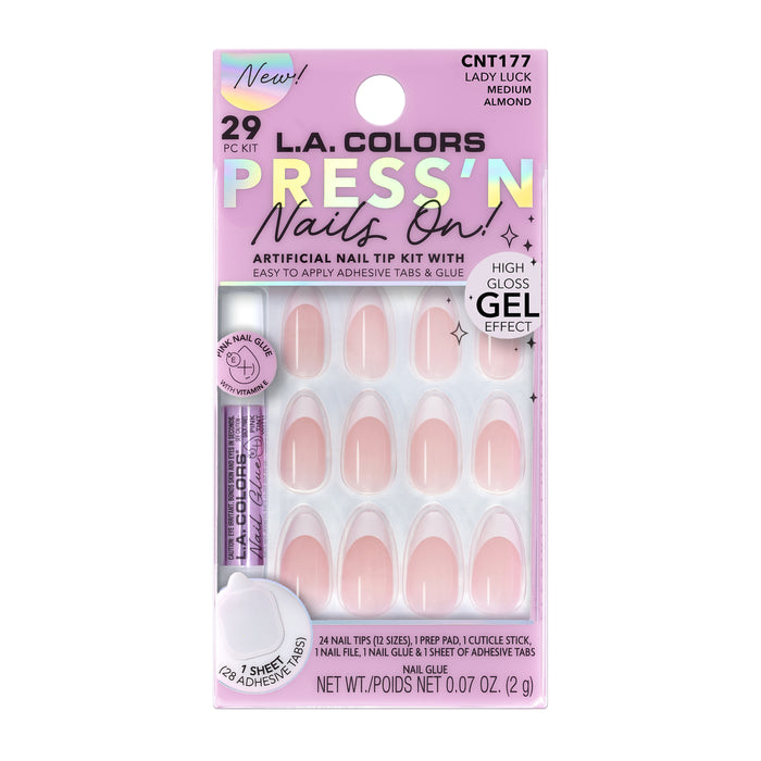 Press'n nails on nail tips lady luck shade variant product shot