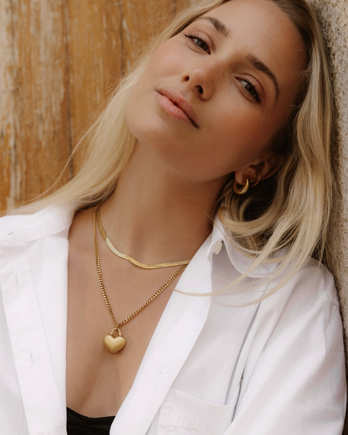 Puffy Heart Necklace
