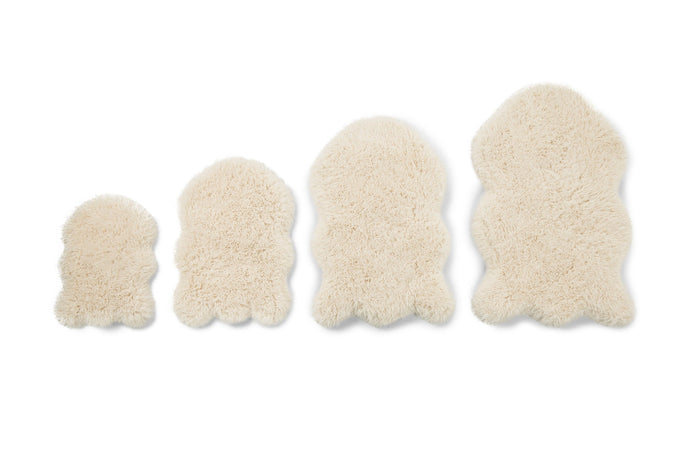 PupRug® Luxe Faux Fur Orthopedic Dog Bed Cover - Plush Sheep Ivory (Bed Not Included)