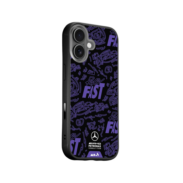 Race Day Violet Protective Phone Case - Mercedes-AMG PETRONAS F1 Team