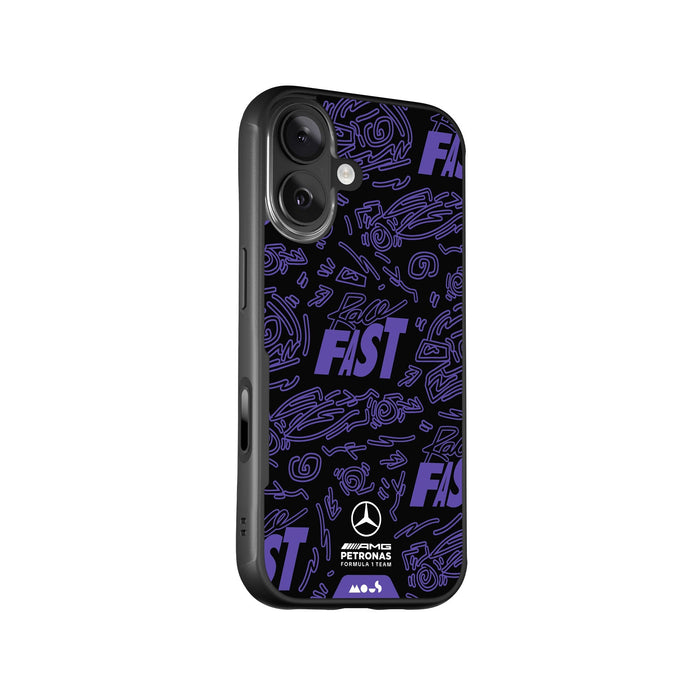 Race Day Violet Protective Phone Case - Mercedes-AMG PETRONAS F1 Team