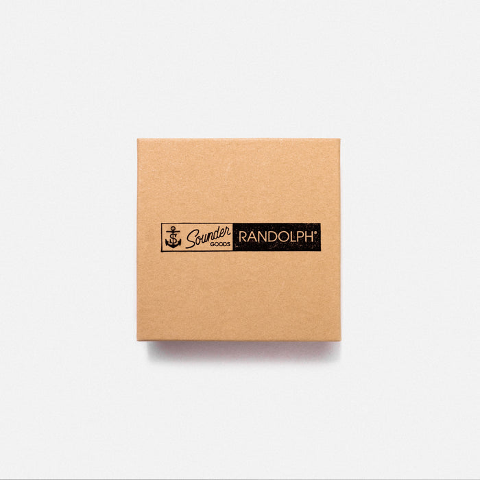 Randolph for Sounder Goods - Leather Sunglasses Strap - Dark Brown with 23k Gold Rivets
