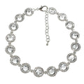 Rhinestones & Pear Pet Necklace