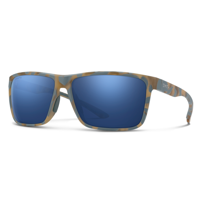 Sunglasses / Matte Flint / Tarmac Tortoise | ChromaPop Glass Polarized Dark Blue Mirror