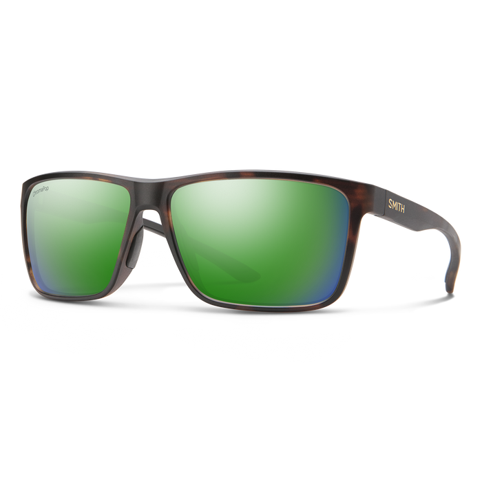 Sunglasses / Matte Tortoise | ChromaPop Glass Polarized Green Mirror