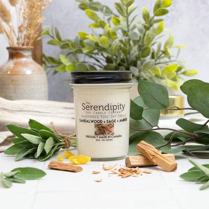 Sandalwood + Sage + Amber