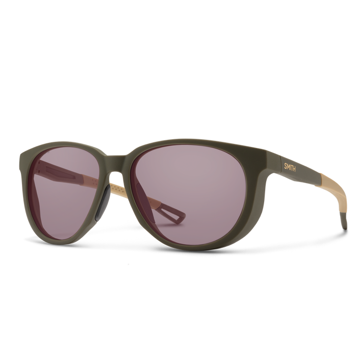 Sunglasses / Matte Forest | ChromaPop Low Light Rose