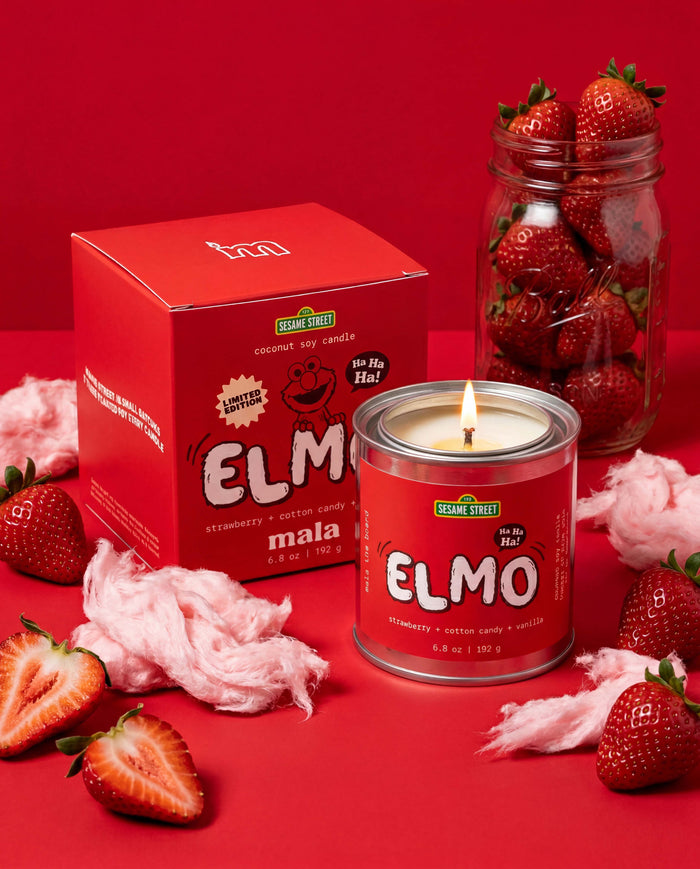 Sesame Street x Mala: Elmo | Strawberry + Cotton Candy + Vanilla