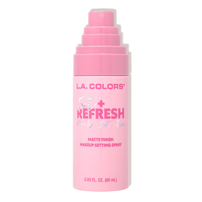 Set + refresh setting sprays matte shade variant product shot