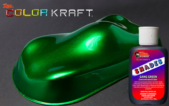 SHADES</br>Concentrated Color</br>Gang Green