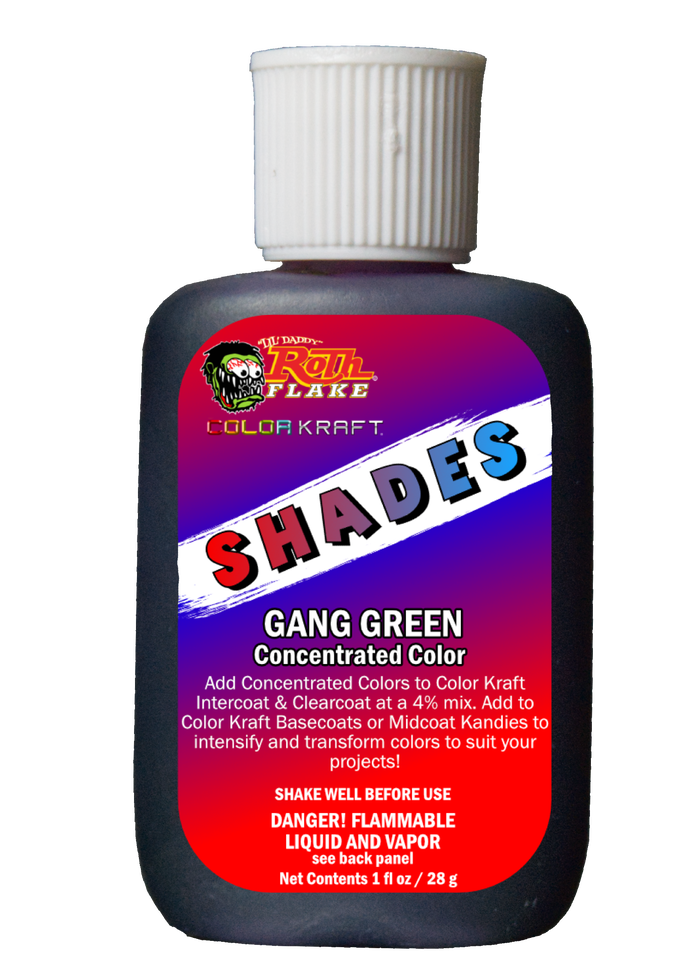 SHADES</br>Concentrated Color</br>Gang Green
