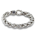Triton Silver Wheat Chain Bracelet