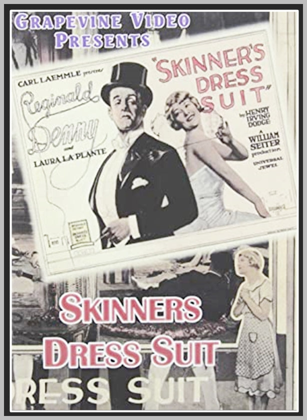 SKINNER'S DRESS SUIT - 1926 - LAURA LA PLANTE - SILENT - RARE DVD
