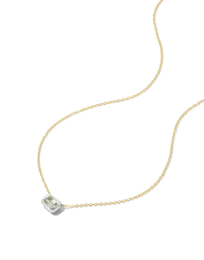 Small Eden Necklace in gold, style B product shot on white background