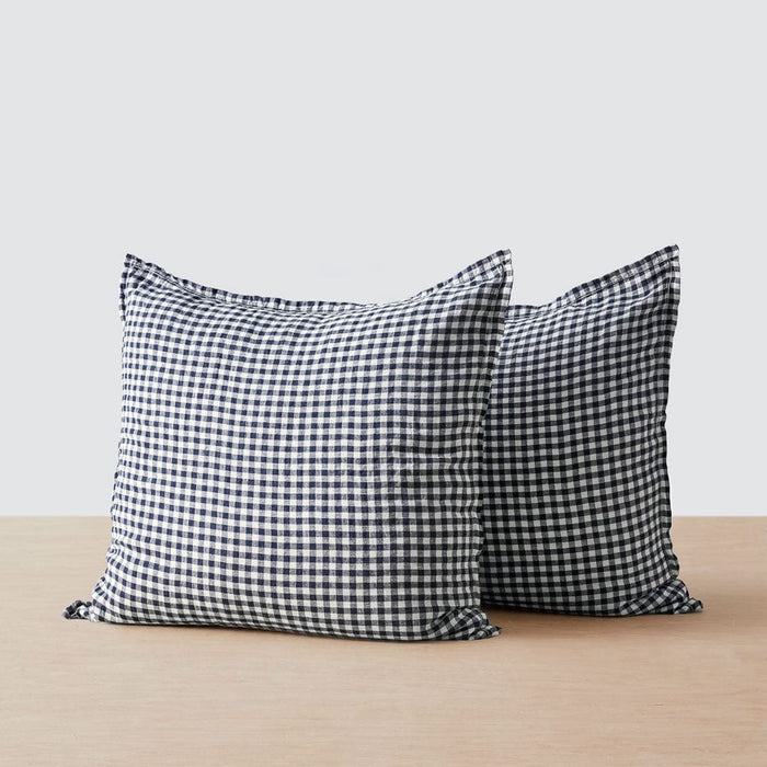 Indigo Gingham / Single Sham