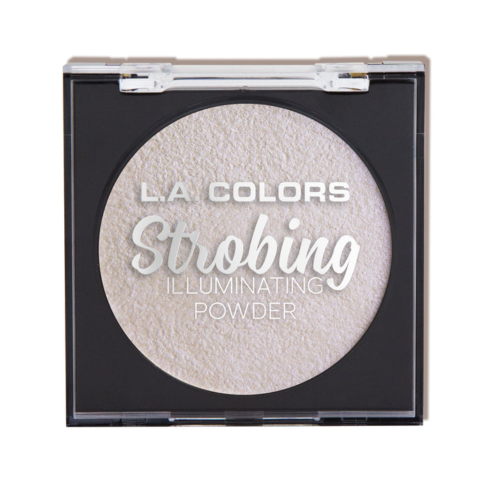 Strobing powder product shot