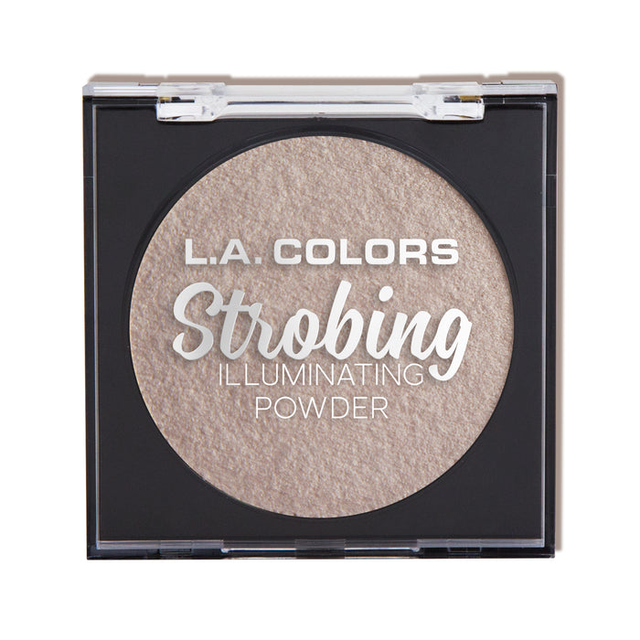 Strobing powder product shot