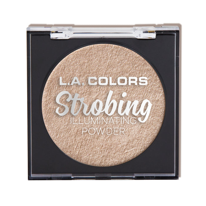 Strobing powder product shot