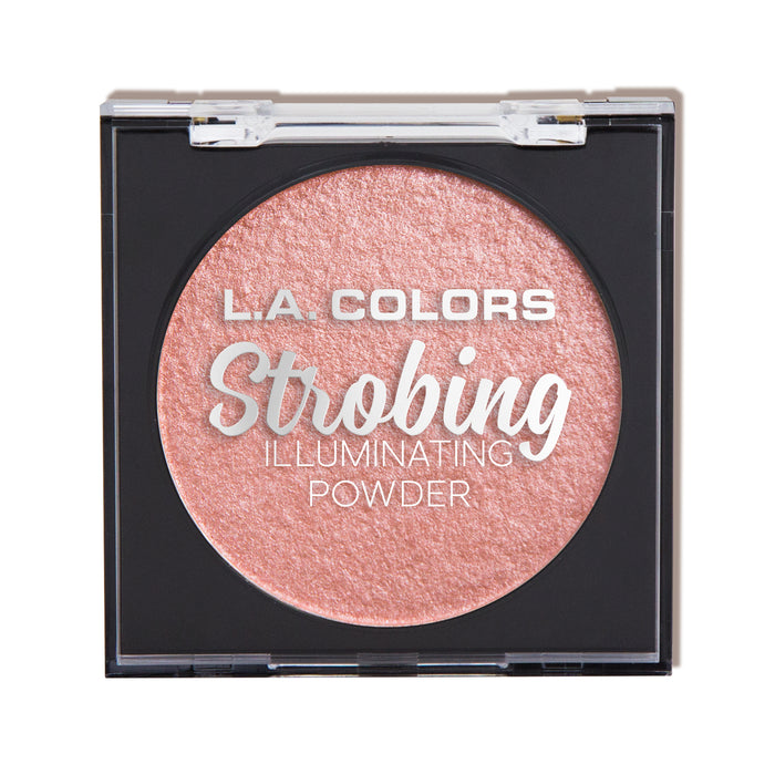 Strobing powder product shot