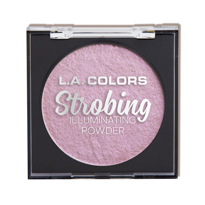 Strobing powder product shot