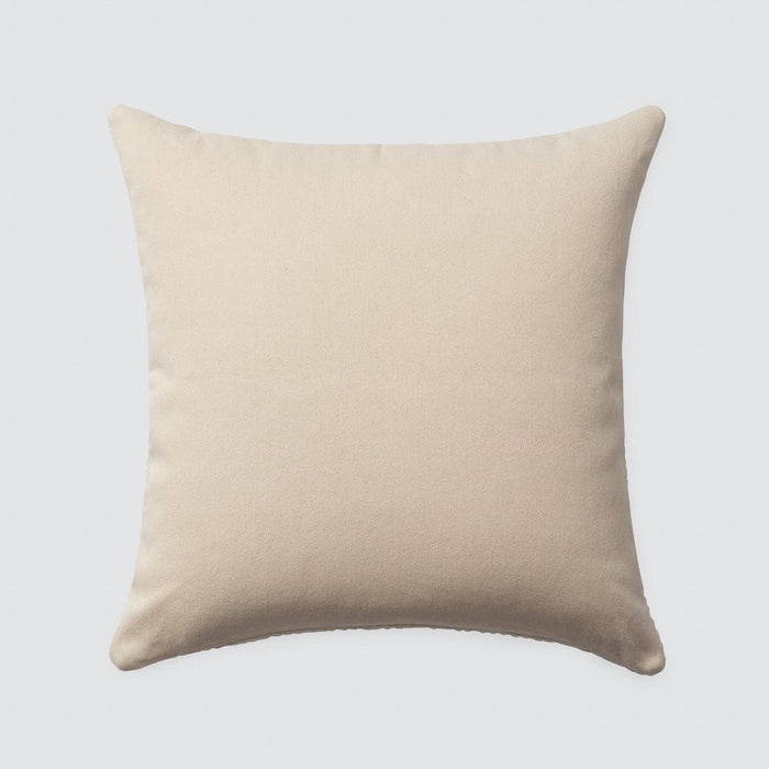 Back of pillow, ecru