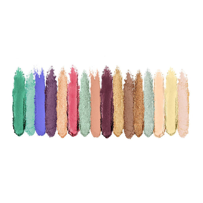 Sweet! 16 color eyeshadow playful shade variant color swatch