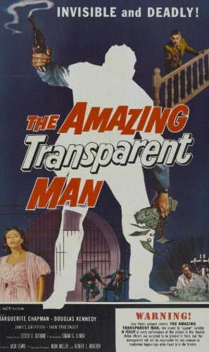 THE AMAZING TRANSPARENT MAN - 1960 - DOUGLAS KENNEDY - B&W