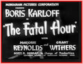 THE FATAL HOUR - 1940 - MARJORIE REYNOLDS